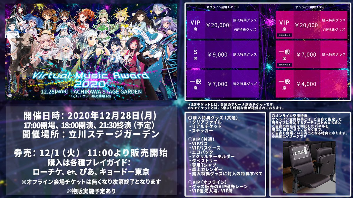 ブイアワ】Virtual Music Award 2022@12.10 IN 豊洲PIT【公式】さんの