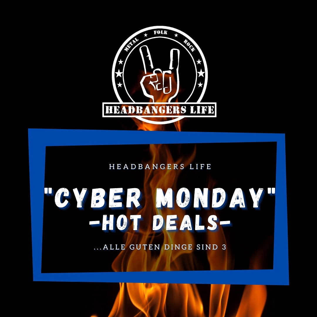 headbngrs_life's tweet image. Auf zur letzten Runde der #blackweek mit dem #CyberMonday 

headbangers-life.de/cyber-monday-d…

#metalmerchandise #metalcommunity #metalfans #headbangers_life #bandsupport #welovemetal #MetalMusic