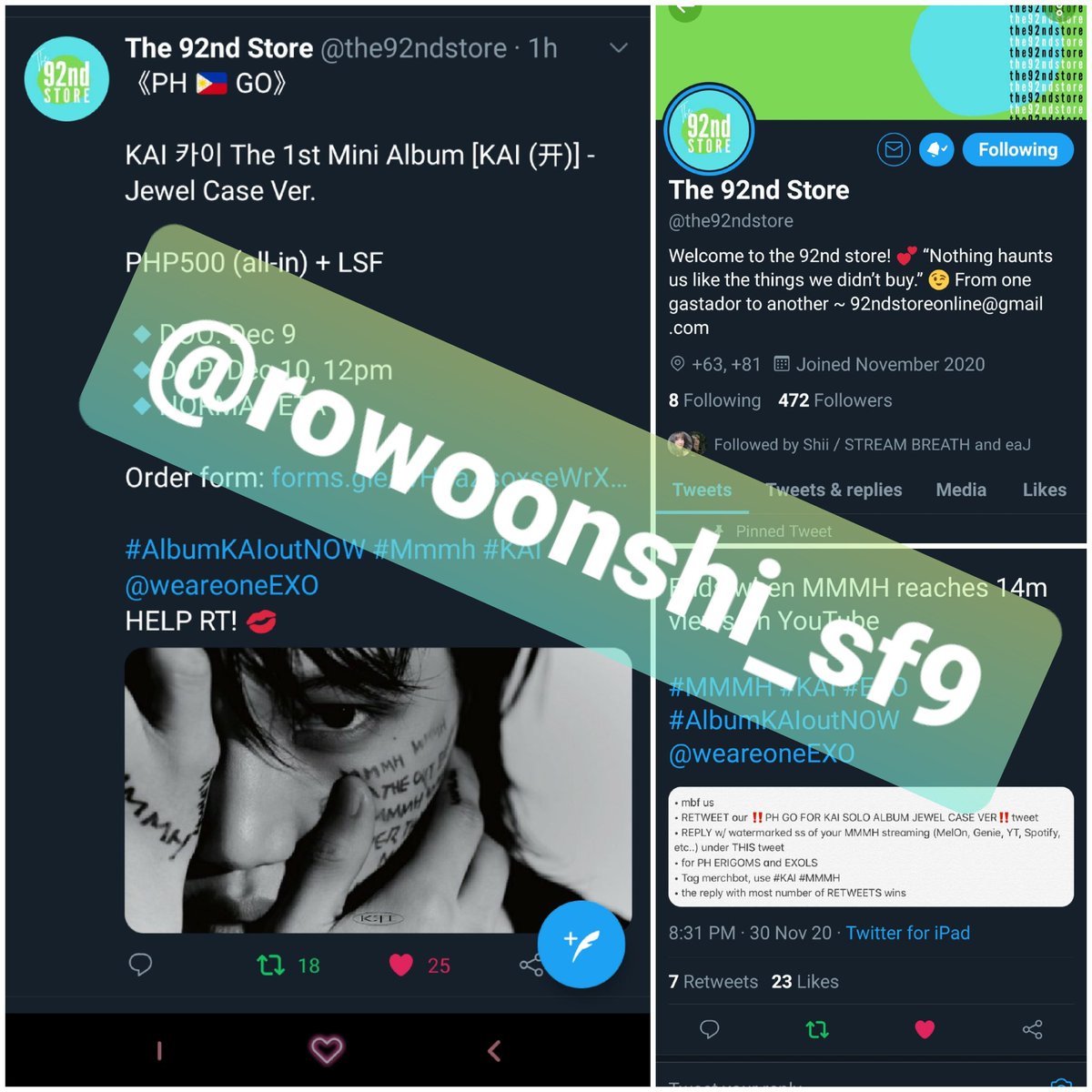 fantahgasexol's tweet image. Thank you for this GA! GOD bless your shop po!

@weareoneEXO #KAI #MMMH