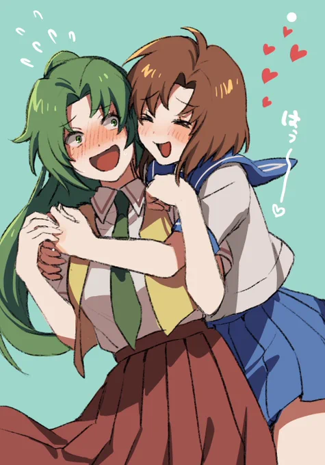 「はう〜魅ちゃんかわいいよ〜お持ち帰り〜❤️」
#ひぐらしのなく頃に 