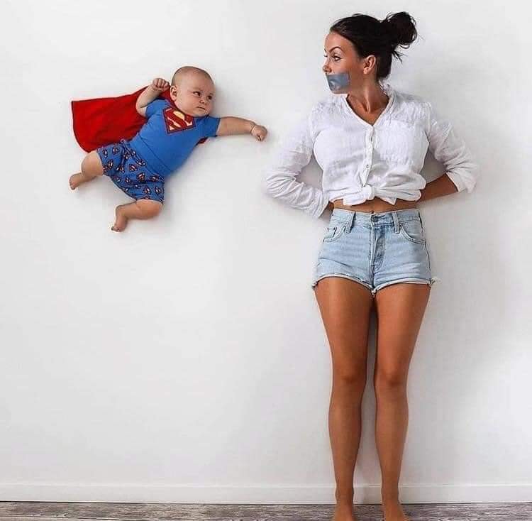 Astucesde's tweet image. Idées de séance photo pour bébés 😍😍