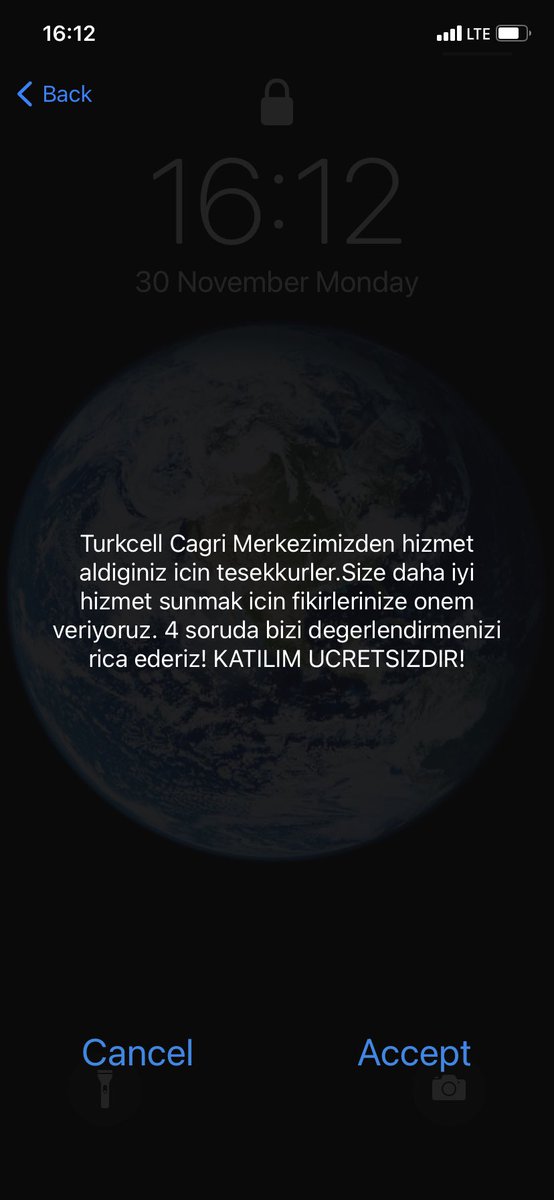 Türkcell çağrı merkezini pop up mesajları kapatmak için aradıktan sonra bu geldi 😀