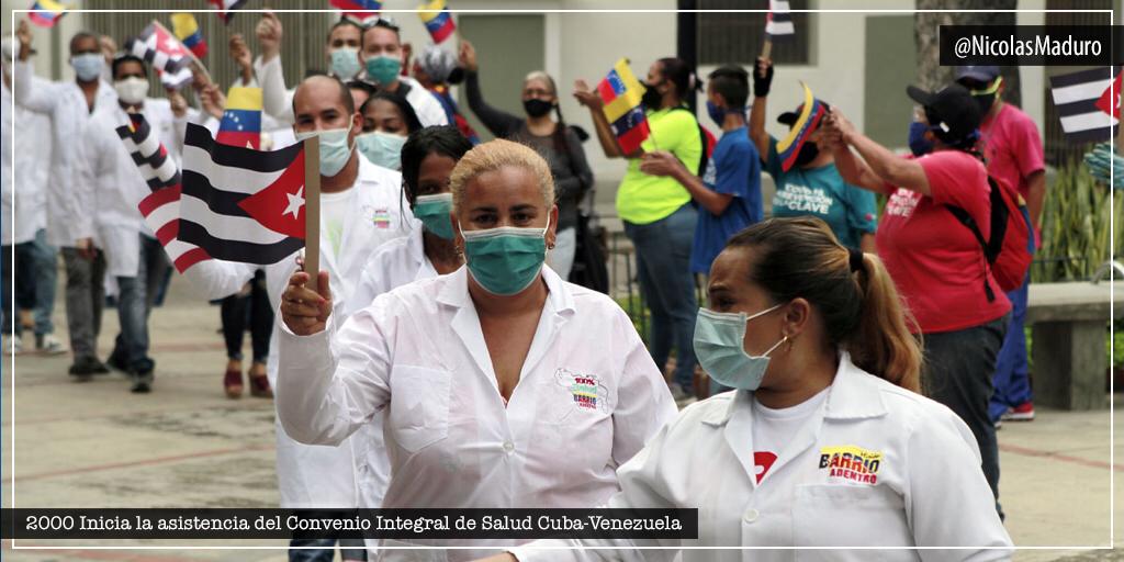 Han transcurrido 20 años del primer vuelo del Convenio de Salud Cuba-Venezuela. Mi saludo al equipo que hace posible, con amor y compromiso, la expresión genuina de hermandad y solidaridad impulsada por nuestros gigantes Fidel y Chávez. ¡No podrán detenernos!