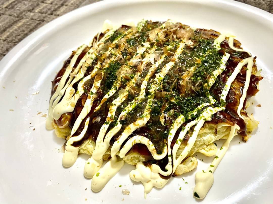 アカモクの達人 アレンジレシピ公開 相性バツグン アカモク入りお好み焼き 料理のコツ ポイント お好み焼きとアカモクとの相性が良いので多めに上からかけてもgoodです えびやイカを入れても美味しくいただけますよ