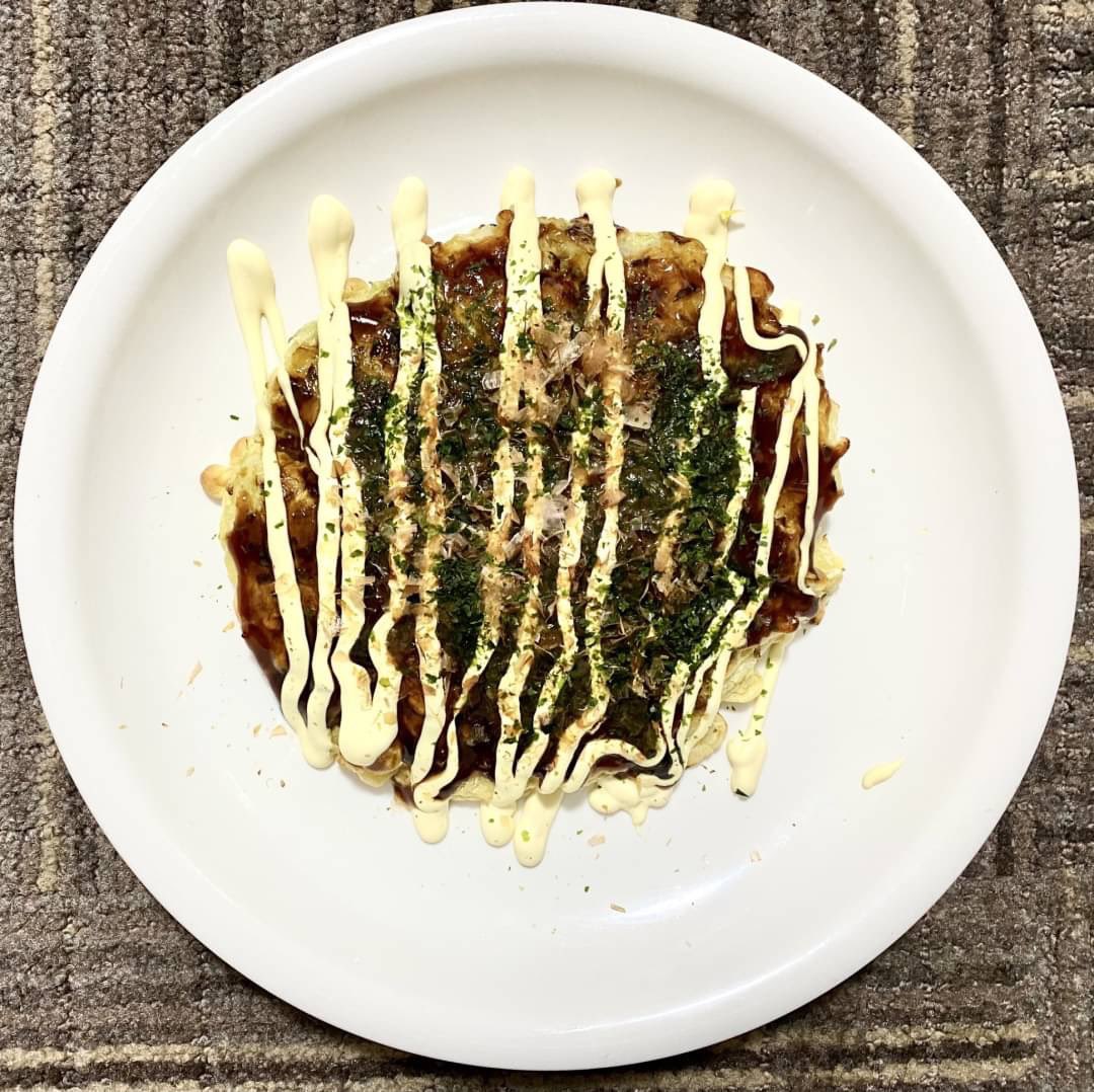 アカモクの達人 アレンジレシピ公開 相性バツグン アカモク入りお好み焼き 料理のコツ ポイント お好み焼きとアカモクとの相性が良いので多めに上からかけてもgoodです えびやイカを入れても美味しくいただけますよ