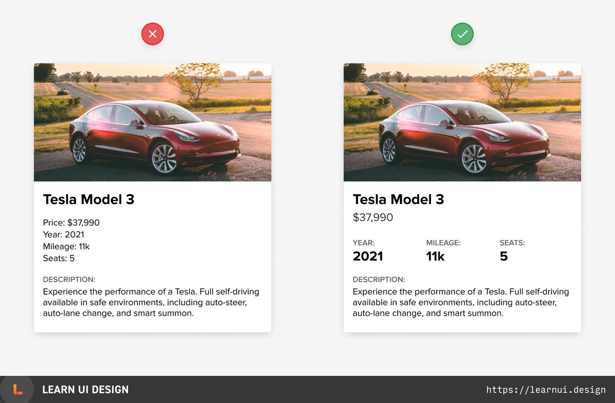  Need to display some numbers on a dashboard? Try making them big and bold, with a smaller, lighter uppercase label. An easy, clear, and stylish treatment! (12/50)