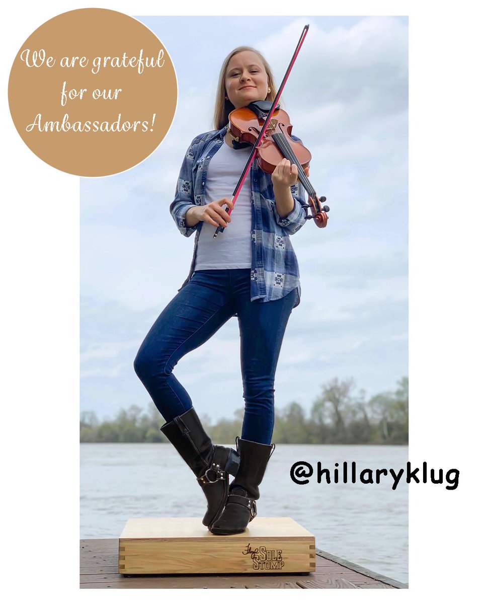 FloydSoleStomp's tweet photo. 🎻 Ambassador @fiddle_feet ...from full-time busking on the streets of Nashville, to performing on stages around the world, and most recently entertaining the crowds at Dollywood... we are proud Hillary is part of the Floyd Sole Stomp family ❤️ https://t.co/nYVcoy7KGk