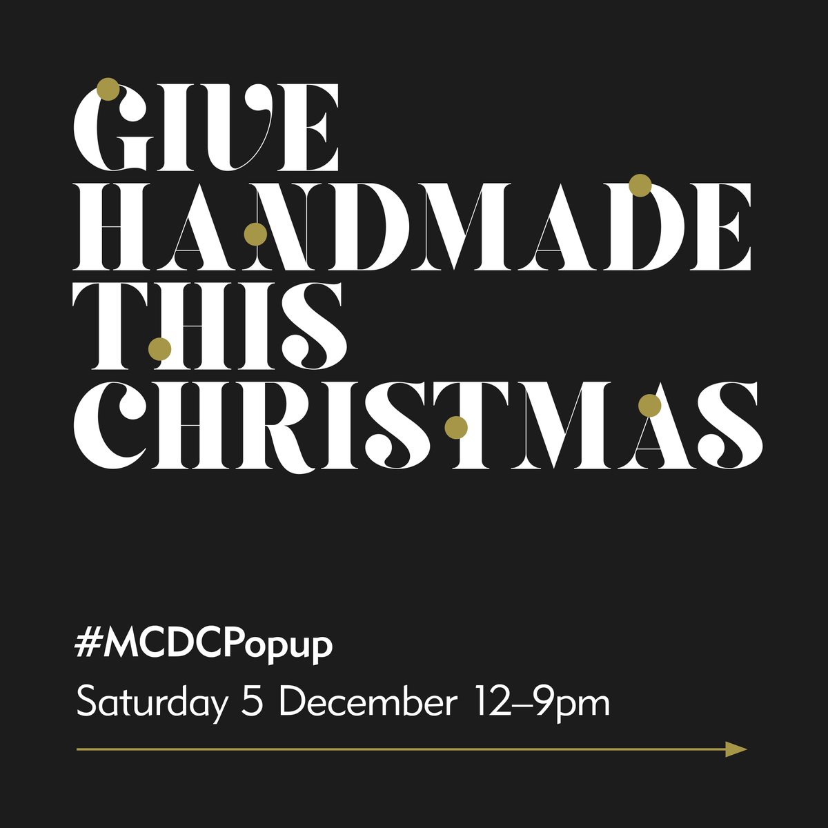 ManchesterCraft's tweet photo. #Friday13th turned out to be so lucky and fun for our last Instagram pop up that we're having another one! Join us 5th Dec 12-9pm and shop beautiful gifts from the comfort of your own home. Use #MCDCPopUp on the night and #GiveHandmade this Christmas... https://t.co/mpaRDa7yfX https://t.co/imtaAiwpdc