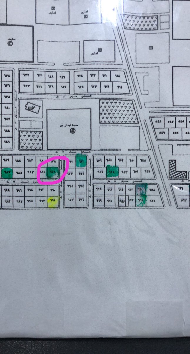 #عفيف للبيع ارض في مخطط 471 قطعة رقم 679 المساحة 625 شارعين شرقي جنوبي السوم 110 الاف