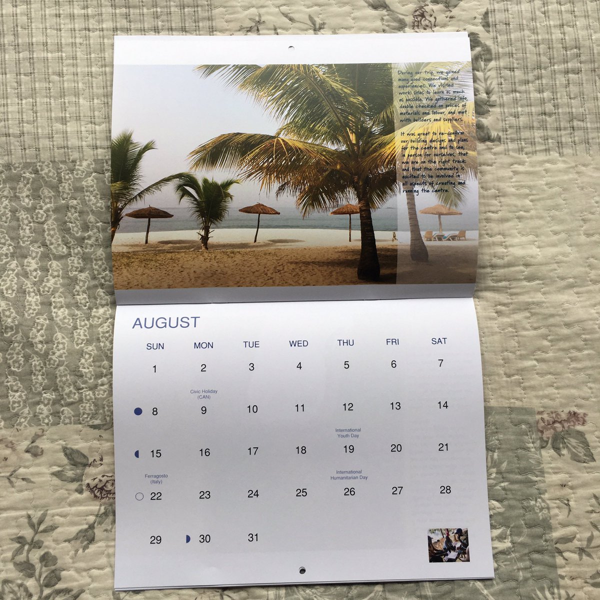 Foundation_IL's tweet photo. Our 2021 Calendar is available for purchase! Visit our Etsy shop:
https://t.co/zYVZePi5Wr

$15 each

Each month of this 2021 calendar features photos and stories from Ava &amp; Fazineh’s recent trip to Sierra Leone.

#calendar #fundraiser #SierraLeone https://t.co/NL8rlcOCAh
