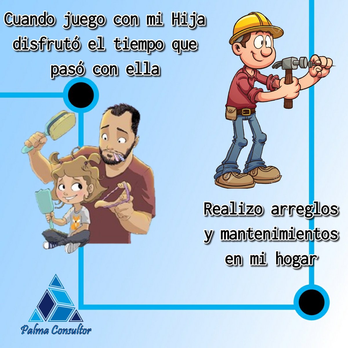 palmaconsultor's tweet photo. ¿Cómo cuido mi salud mental.?
- Cuando Juego con mi hija disfruto el tiempo que paso con ella.
- Realizo arreglos y mantenimiento en el hogar.
#SaludMental #Cuarentena #PalmaConsultor #Palma #PalmaGroup #GrupoPalma #Barquisimeto #Lara #Venezuela #Caracas #DistritoCapital https://t.co/OOsJobOXHC