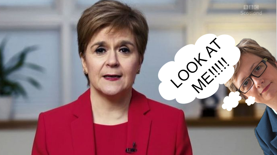 no1guncle's tweet photo. Might just be the technology but felt a bit distracted watching Sturgeon's conference speech
#SNP2020 https://t.co/MkgExUi7jJ