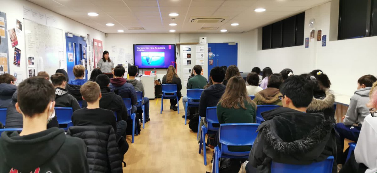 Year 12s receive their safeguarding and covid-safety training today so they can safely take part in some volunteering #givingback #thefutureisyou