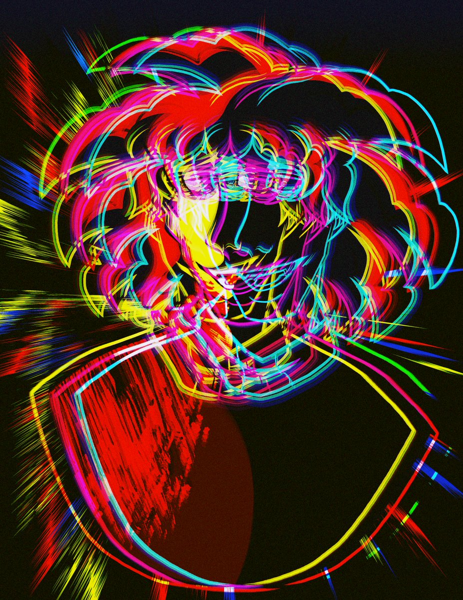 jcmarquezart's tweet photo. (eye strain) SET ME ON FIRE | #sideshowbob #TheSimpsons #Simpsons #medibangpaint #colorful #bright #neon #eyestrain https://t.co/nz5B7lri5A