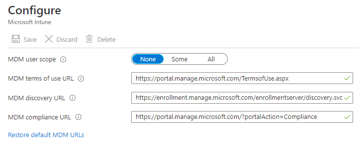 rnabmitra's tweet photo. #Intune #CoMgmt #FAQ You donβt need to toggle the MDM user scope for Device token enrollment. The MDM URLβs are fetched from CoMgmtConfigs table in the #ConfigMgr DB https://t.co/3KcbF0IcQ6