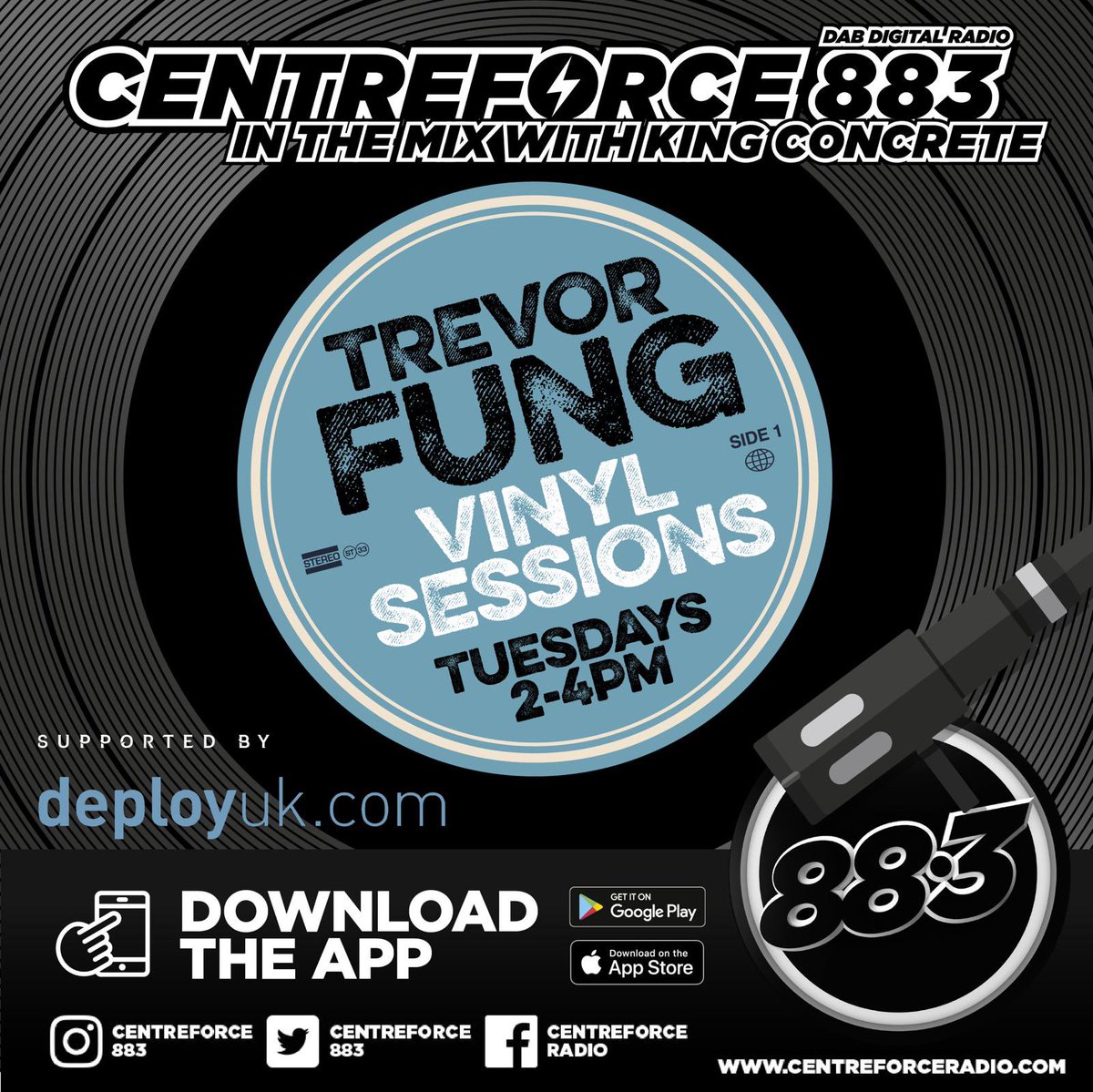 trevorfun's tweet photo. Join me on air tomorrow and Every Tuesday on Centreforce Radio 883 Dab for UK South or Liverpool One for Cheshire, Manchester

Fresh tunes &amp; promos with a splash of House rarities.

Please share share share.... https://t.co/A7CcBqiJQa