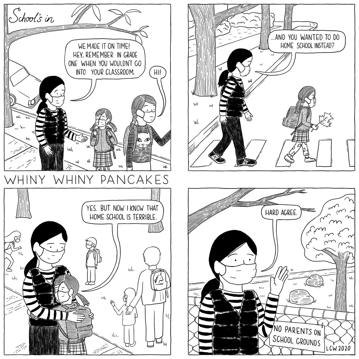 The reviews are in. Home school at our house is rated zero stars.
#homeschool #webcomic #pandemiclife