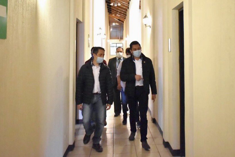 #CentroDeGobierno brindó acompañamiento al <a href="/MINTRABAJOGuate/">MINTRAB</a> en la visita de verificación y seguimiento de las mejoras del Centro Vacacional en Panajachel, Casa Contenta. #GuatemalaNoSeDetiene