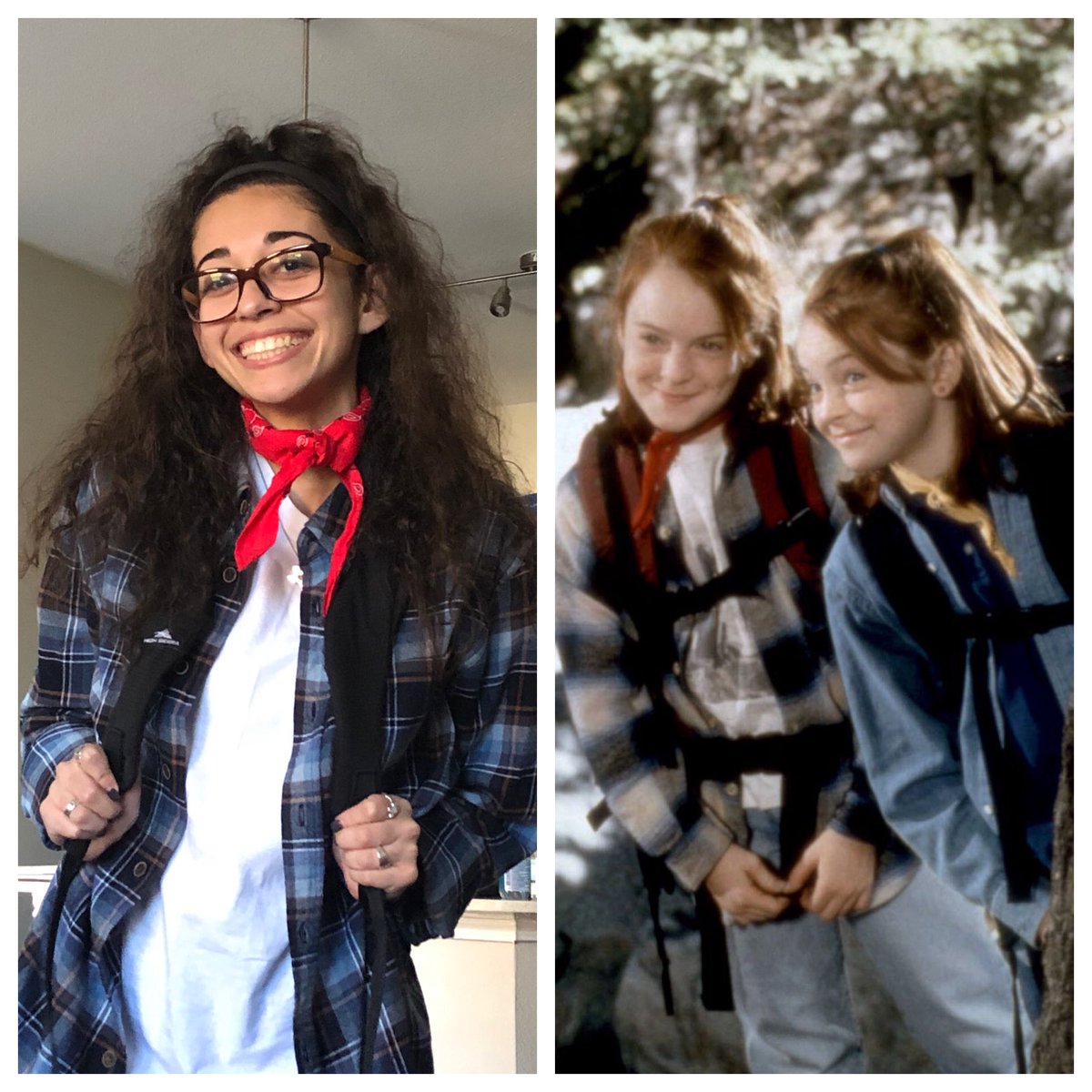 Too bad I didn’t have a friend to actually twin with, but I still decided to participate while in quarantine. One of my all time favorite movies! <a href="/Hebron_HS/">Hebron High School</a> <a href="/HebronHS_StuCo/">HHS StuCo</a>