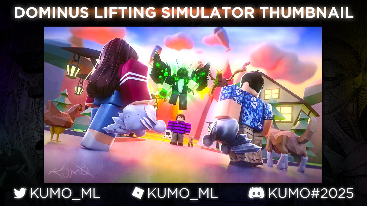 Thumbnail commission for <a href="/XueTheDev/">Xuefei</a> 
Likes and RT's are appreciated
#Roblox  #RobloxDev #RobloxGFX #RobloxArt #RBXDev