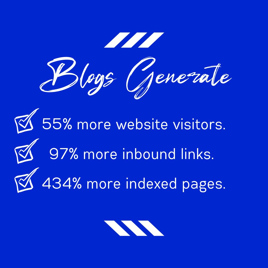 Did you know that blogs generate:

✔️ 55% more website visitors.
✔️ 97% more inbound links.
✔️ 434% more indexed pages.

🧑‍💻  Check out our website today at lurecreative.com. 

We look forward to helping you Get Found and Be Known!