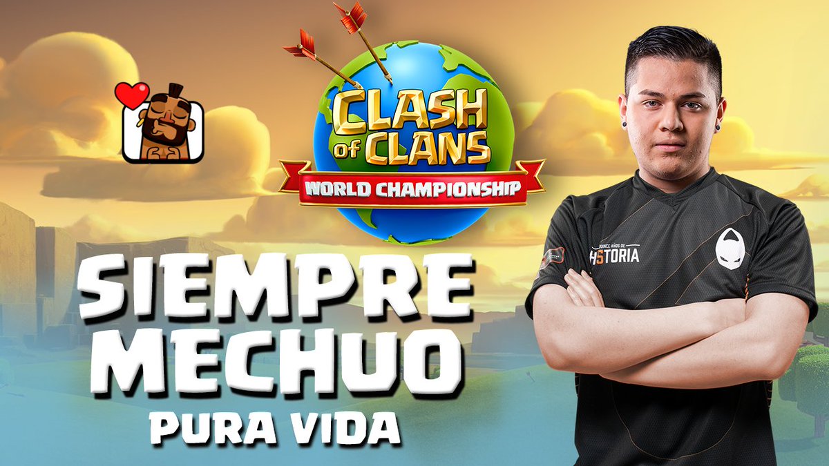 Queremos felicitar <a href="/Mechuo_CoC/">Mechuo🇨🇷</a> por el logro alcanzado, por estar entre los 4 mejores🏆por dejar al país en grande, es un orgullo tenerlo en nuestra selección y queremos que sienta nuestro apoyo y del país  entero, nuestras buenas vibras por su trabajo, felicitaciones!🇨🇷👏