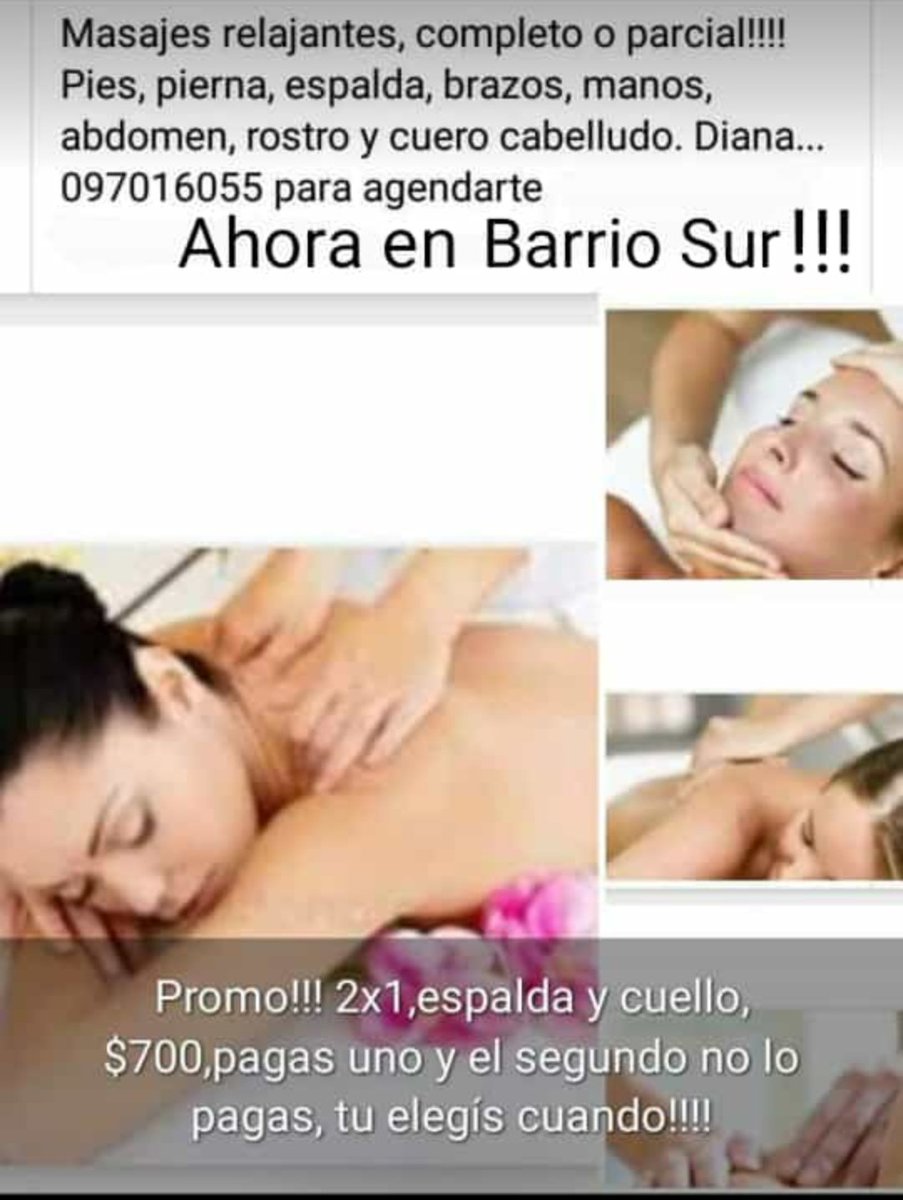 chechudeb's tweet image. Mi mamá hace masajes y está un poco frustrada porque hace 2 meses que nos mudamos y casi no ha trabajado. Nos ayudan con un RT, por favor? Muchas gracias! 🤗 @diegodelacurva