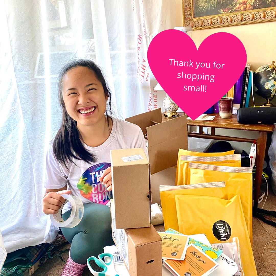 ImpactEverythng's tweet photo. What a weekend! 🥰 OVERWHELMED with your love and support on Black Friday and #smallbusinesssaturday ! Thank you for choosing US out of all the businesses you could choose from. Thank you for believing in us to serve you for your holiday needs. Thank you for shopping small 💕 https://t.co/VjbpCuGauL