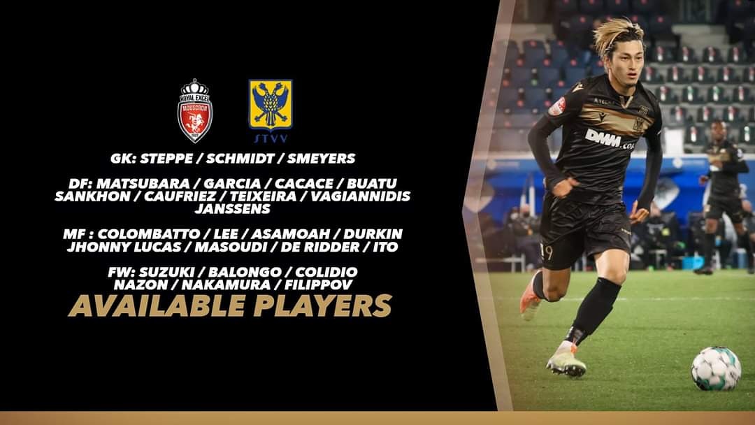 stvv's tweet photo. 🐥⚽ Available Players
Onze T1 kan rekenen op volgende Kanaries.
🆚 @ExcelMouscron
📅 1 december 2020
⏰ 17.00u
📍 Stade Le Canonnier
🏴 We play in Black!
#STVV #CanaryForever #jpl #moestv https://t.co/64BN0x6g78