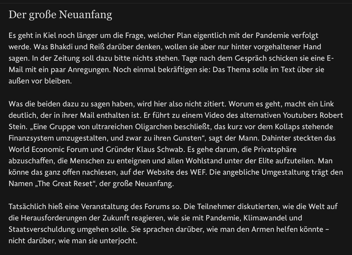 Coronaleugner Sucharit Bhakdi und Karina Reiß („Corona Fehlalarm?“) verweisen auf den Verschwörungsschwurbler Robert Stein von Nuoviso 🤪 https://t.co/a26Az0QY5T https://t.co/udpopQjUVN