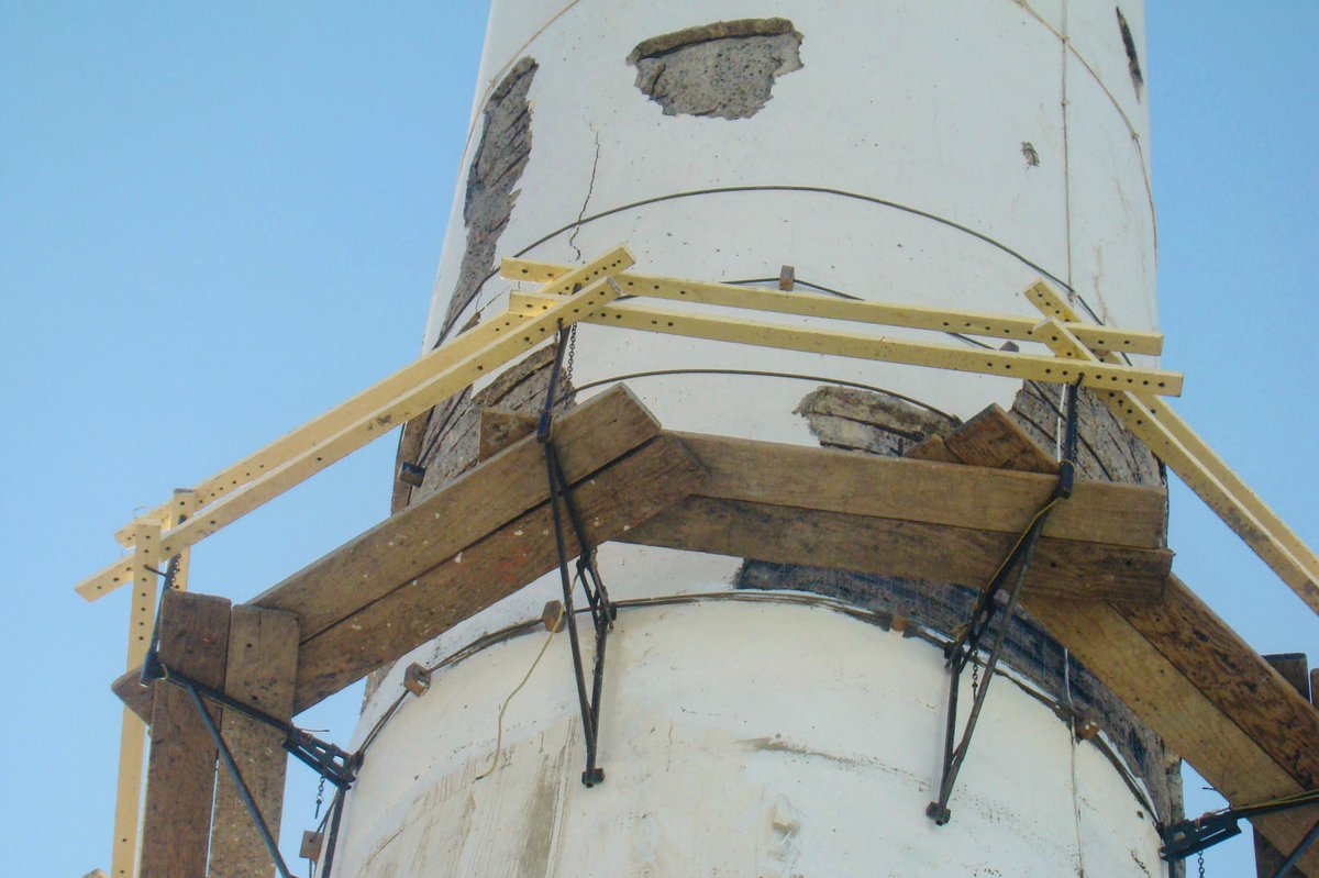 McLeanChimneyCo's tweet photo. Here you can see the major concrete spall repair being made. With regular maintenance chimneys can serve beyond their intended life span

Contact shawn@mcleanchimney.com with questions 

#ChimneyExperts #McleanChimneyCoLtd #IndustrialChimenyMaintenance #IndustrialChimneyRepair https://t.co/l0FPy1YpF5