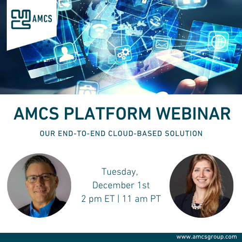 AMCSGroup1's tweet image. 🚨 REMINDER 🚨 Our monthly AMCS Platform Webinar is tomorrow, December 1st, 2 pm ET 11 am PT!

Don't miss out on this session highlighting our comprehensive, end-to-end cloud solution!

Register for the webinar here: ow.ly/7ElT50Cuy4v

#AMCSPlatform #waste #recycling #tech