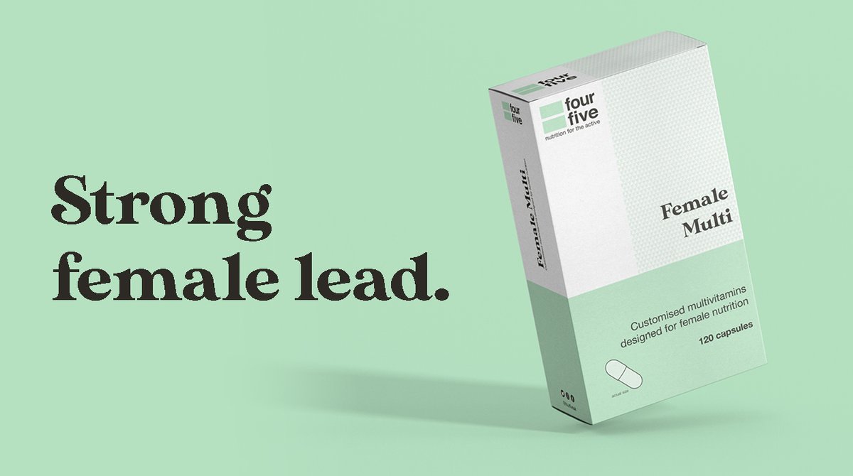 FourfiveNut's tweet photo. 🏃‍♀️NOW LIVE! 🏃‍♀️Women need around 13 different types of vitamins in order to maintain health and wellbeing. Many of those vitamins cannot be produced by the body. Step in . . . our brand new #femalemulti 
https://t.co/0qc9whQZHt https://t.co/uJ1Bq5GRqB