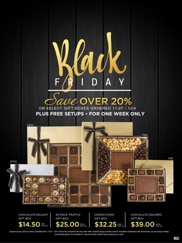 ProProLogo's tweet image. #CyberMonday #BlackFriday #chocolate gifts for your #employees or #clients #ProProLogo