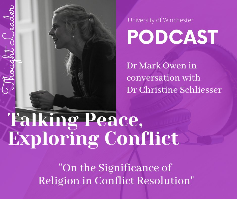 NEW PODCAST EPISODE The Significance of #Religion in #Conflict #Resolution - Dr Christine Schliesser in conversation with Dr Mark Owen Listen on 7 platforms anchor.fm/talkingpeace Talking #peace Exploring #conflict #AcademicTwitter <a href="/MarkCrisOwen/">Mark Owen</a> Publication <a href="/routledgebooks/">Routledge Books</a>