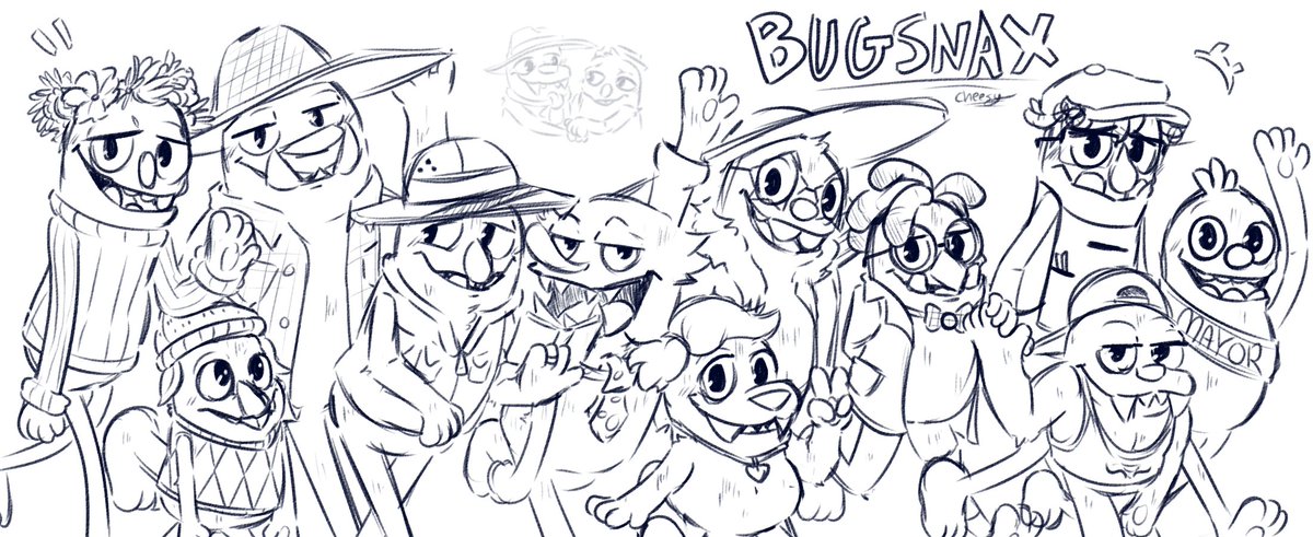 Bugsnax doodle.

#bugsnax 