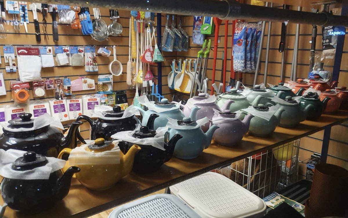 Who’s for tea? ☕️ Whatever colour teapot you’re looking for we’re sure to have it and D&amp;G  #shoplocal #staylocal #supportlocal #christmasiscoming #teatime