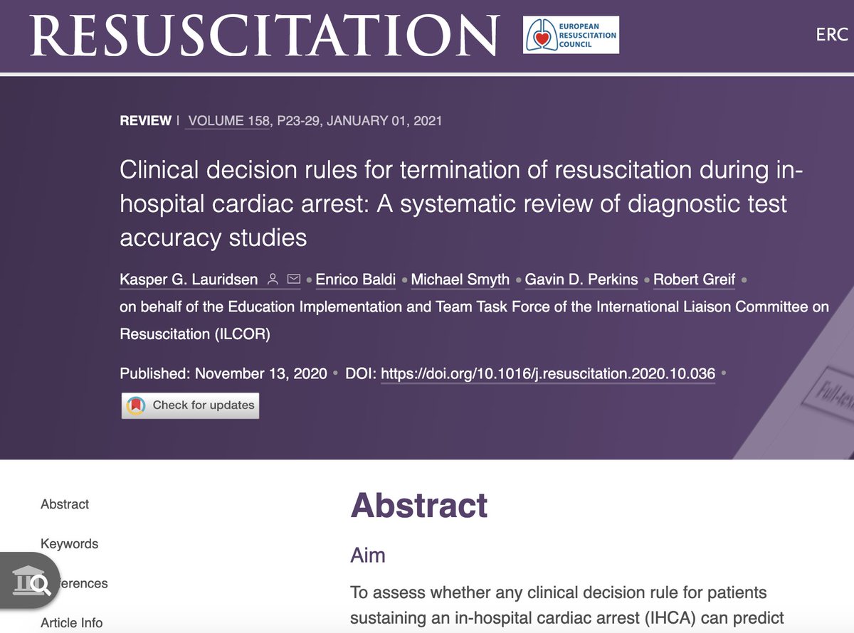 RECEM_CFA's tweet photo. Based on findings by @g_lauridsen et al, @Ilcor_org has issued a strong recommendation against the use of the UN10 rule as a sole strategy to terminate in-hospital resuscitation🙅

📄https://t.co/V6G2BRB92e

#resuscitation #akutforskning https://t.co/DQuDnuNclE