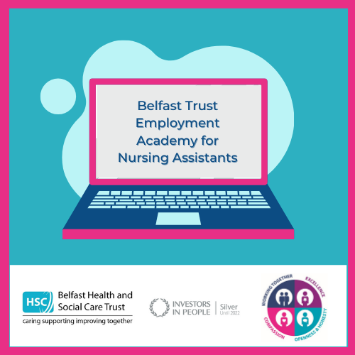 HR_POD's tweet photo. Well done to all the participants who completed the Belfast Trust Employment Academy for Nursing Assistants facilitated by People 1st in partnership with the Belfast City Council! #Engage #Inspire #WorkingTogether #HSCValues #BelfastTrust
@BelfastTrust @TeamPeopleFirst https://t.co/yuKMikHwwL