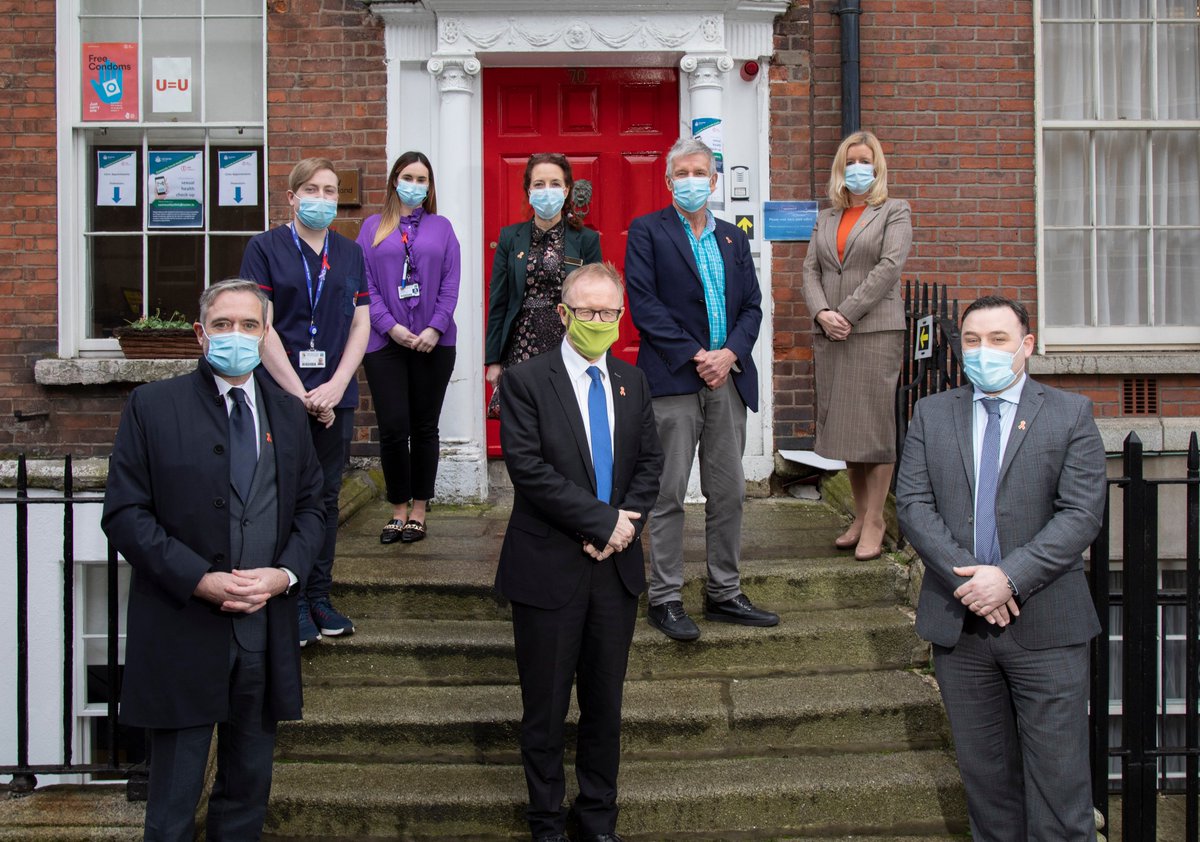 HIVIreland's tweet photo. Press Release: Minister @FrankFeighan opens new community-based #STI screening service in Dublin at a time of rising #HIV rates in #Ireland. The clinic is a partnership between @HIVIreland and the Mater Hospital STI Clinic headed by Prof Jack Lambert. https://t.co/xYPNLzLs1w https://t.co/d6lVE5o1Xa