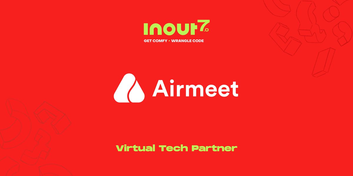 hackinoutco's tweet photo. 🙌Big shout-out to our Virtual Tech Partner @airmeet_com
Airmeet is an all-in-one platform to host immersive events & build real connections, online🤝
They're helping us host #hackinout 7.0 completely online, bringing our hackers virtually closer🥰
🌐 https://t.co/GHf1GVovcE https://t.co/hBP6KjiZEW