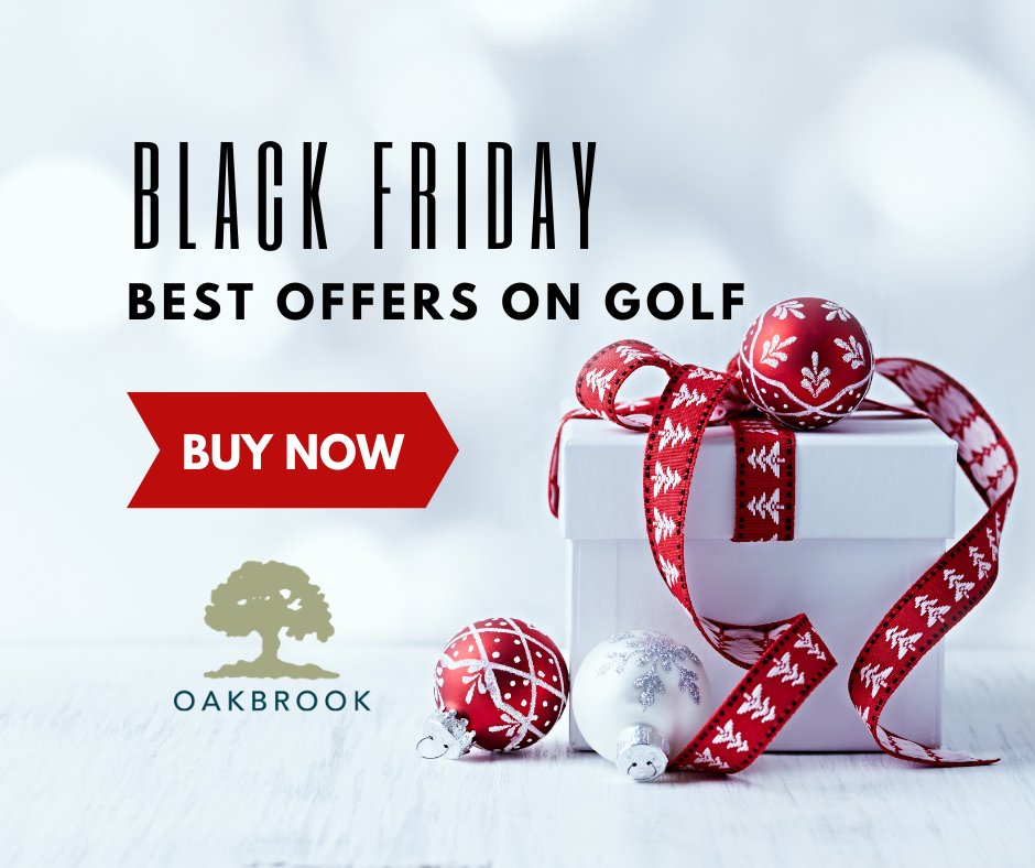 oakbrookgc's tweet photo. Have you shopped our Black Friday Sale yet? 🎁 You should! We have tremendous offers on Golf Packages, Gift Cards, and Pro Shop Merchandise..click here 👉https://t.co/hOkyoVkrre https://t.co/vyPOH5CvZQ