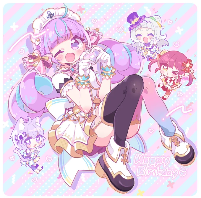 おめでとう〜♡♡♡
⚓?#湊あくあ生誕祭2020 #あくあーと?⚓ 