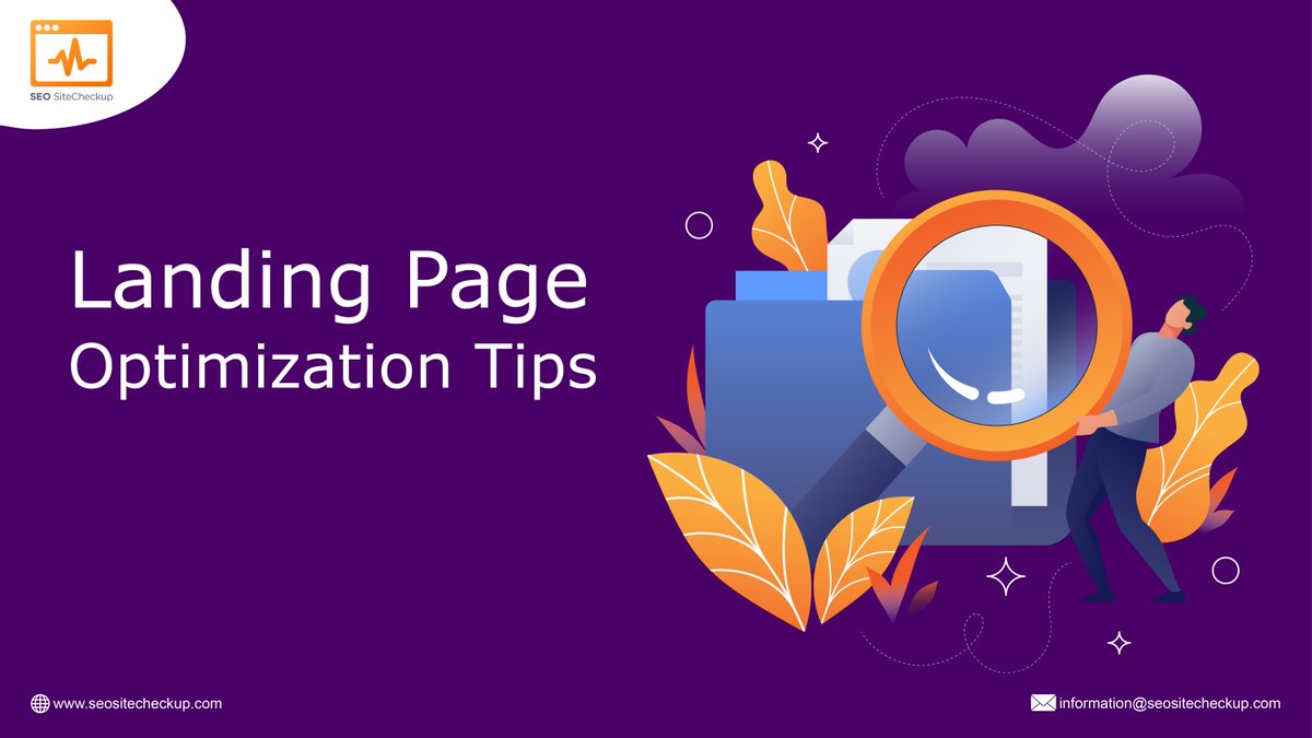 Seositecheckup's tweet image. Do you struggle with landing page optimization? Here are various tips and ideas on making landing pages more search-engine friendly and optimizing them for organic traffic: buff.ly/33WsZKh
#landingpage #pageoptimization #seo #searchengineoptimization #seositecheckup