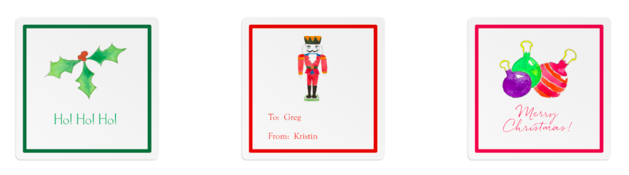 HamptonPaper's tweet photo. Pretty up your holiday packages with our custom gift stickers. Love these on Brown kraft paper with a Red or Green grosgrain ribbon. https://t.co/IDClXWxFCW #giftguide2020 #giftwrapping #giftwrapideas #diy #santa #stickers #watercolor https://t.co/d8lng89zgZ