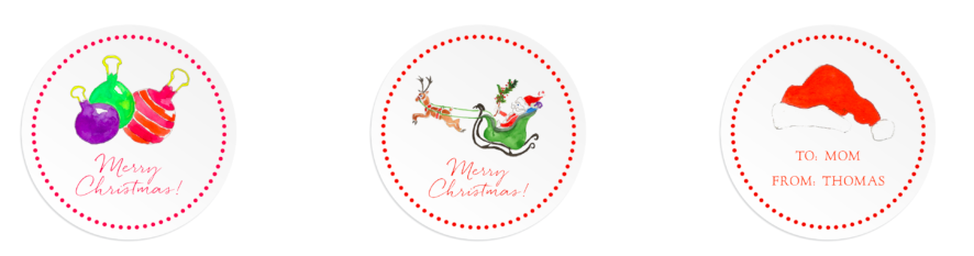 HamptonPaper's tweet photo. Pretty up your holiday packages with our custom gift stickers. Love these on Brown kraft paper with a Red or Green grosgrain ribbon. https://t.co/IDClXWxFCW #giftguide2020 #giftwrapping #giftwrapideas #diy #santa #stickers #watercolor https://t.co/d8lng89zgZ