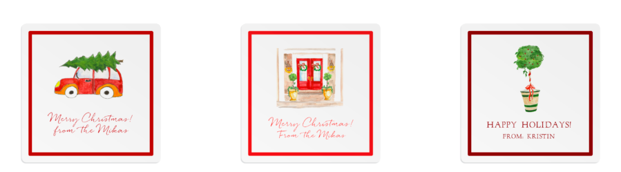 HamptonPaper's tweet photo. Pretty up your holiday packages with our custom gift stickers. Love these on Brown kraft paper with a Red or Green grosgrain ribbon. https://t.co/IDClXWxFCW #giftguide2020 #giftwrapping #giftwrapideas #diy #santa #stickers #watercolor https://t.co/d8lng89zgZ