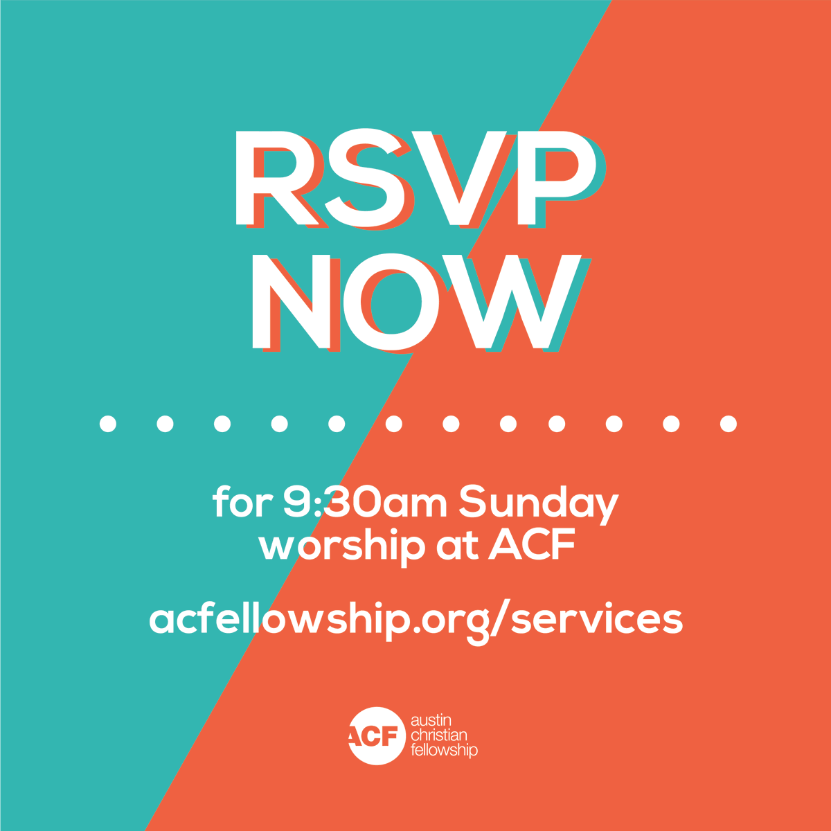 ACFellowship's tweet photo. Reserve your spot now for church this Sunday! https://t.co/aTmOV2nb4S https://t.co/E0WgV5bmyF