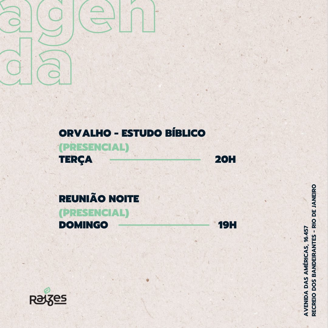 comraizes's tweet photo. “Sejam também pacientes e fortaleçam o coração, pois a vinda do Senhor está próxima.” (Tiago: 5.8)
Vivemos nossos dias mantendo como alvo uma certeza: Ele voltará!
Medite nessa verdade e deixe que ela preencha o seu coração nesta semana! https://t.co/JDi1NhPA18