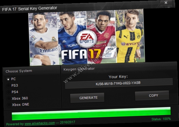 fifa 17 generator key /